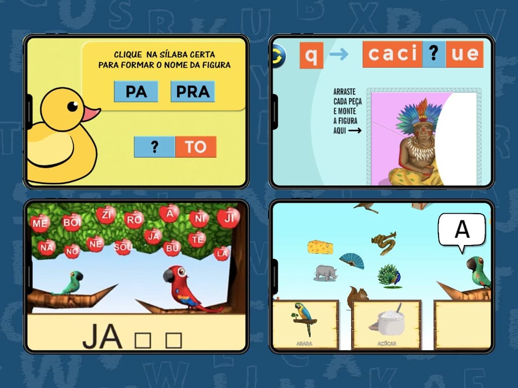 Jogos e atividades do Portal Cuca